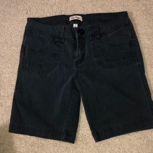 Black Bermuda shorts